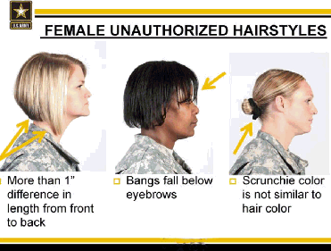Army Female Hair Styles