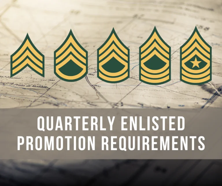 Enlisted Promotion Projections SGTSGM 3rd Quarter, 2021